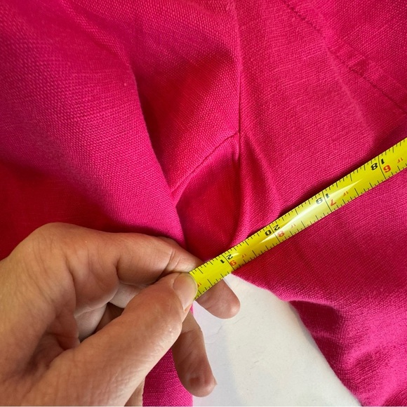 Peck & Peck Linen Blend Lightweight Summer Pink Blazer - Picture 12 of 16